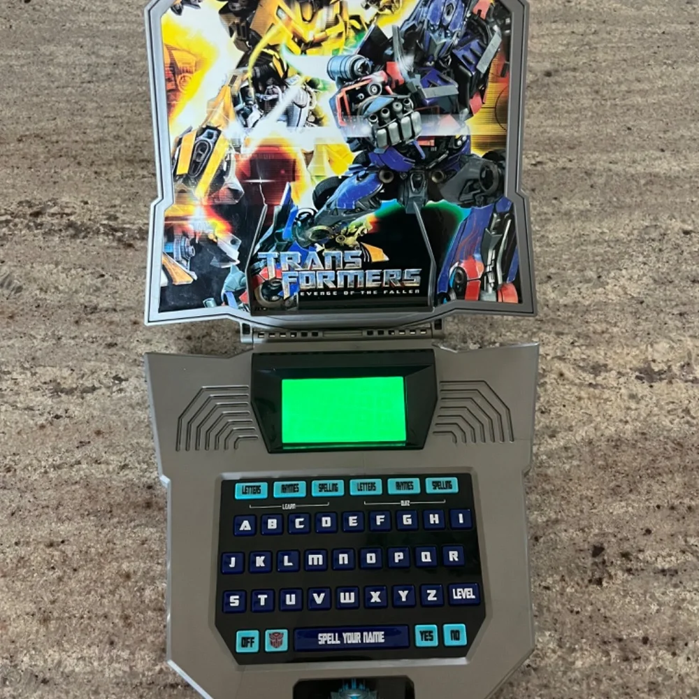 Transformers Autobot Learning Laptop Letters Spelling
